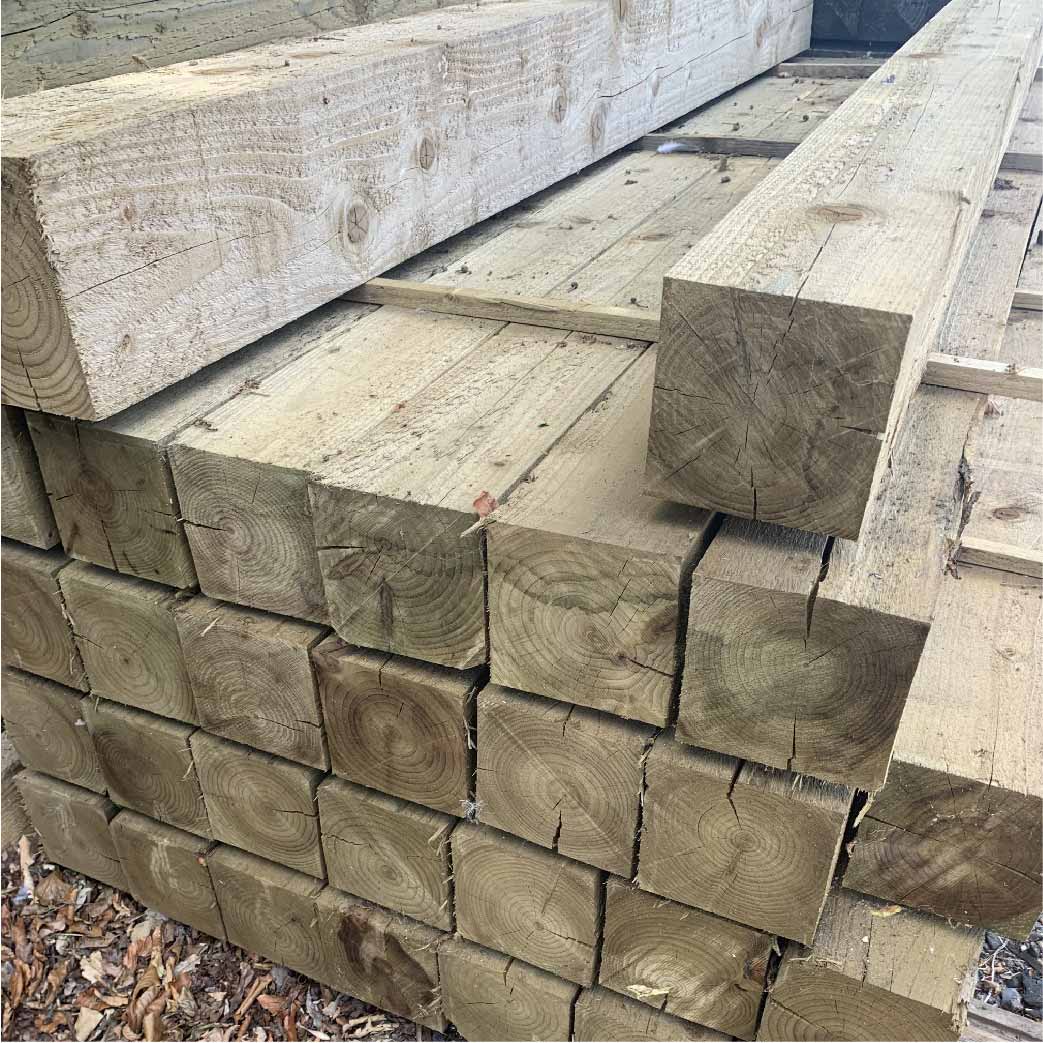Fence Post Green Treated (150 mm x 150 mm)